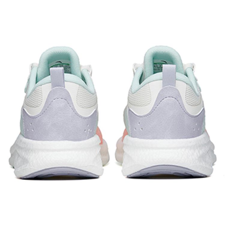 Anta Running Collection Cushioned Wear-Resistant Lightweight Low-Top Running Shoes Women's White Orange Blue 122215552-3