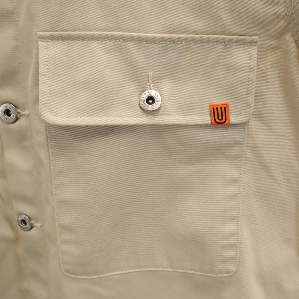UNIVERSAL OVERALL Work Jacket M Beige Men's Used