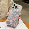 Summer Pink Tulip iPhone17promax Mobile Phone Case, New Apple 16e Simple Anti-drop Protective Case