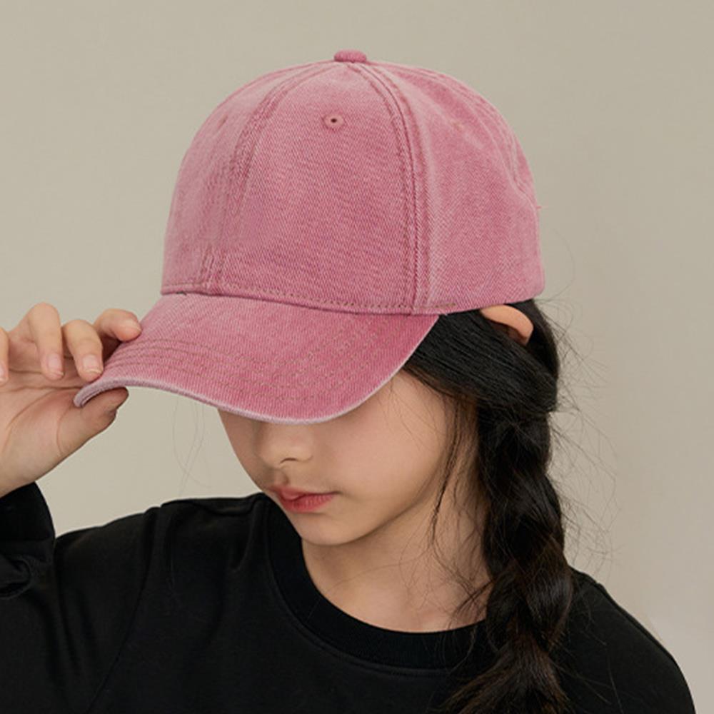 New Children Washed Cotton Baseball Cap for Boys Girls Sun Hats Adjustable Travel Peaked Caps Summer Snapback Kids Baseball Cap