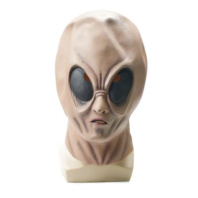Erwachsene Alien-Latex-Masken, gruseliges Halloween-Weltraumkostüm, Cosplay-Zubehör