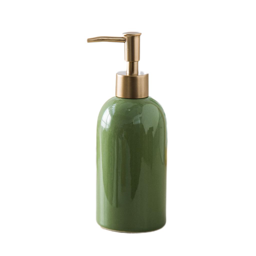 Stylish Lotion Bottle Ceramic Hand Sanitizer Bottle Press Dispenser Rust Free Shampoo Shower Gel Press Bottle