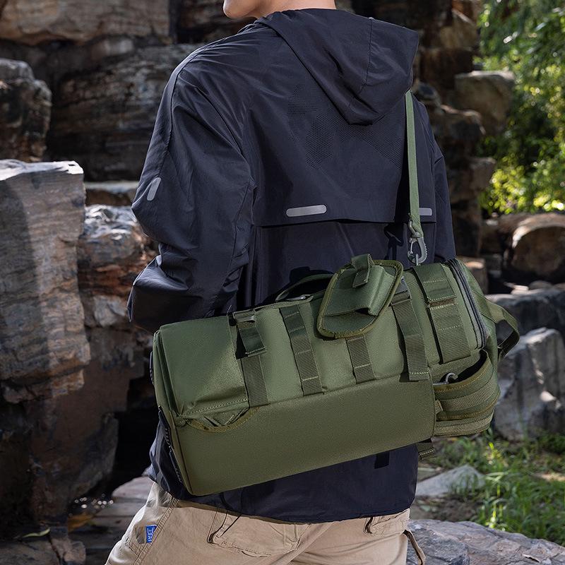 Large Capacity Multi-Functional Outdoor Backpack and Crossbody Lure Bag