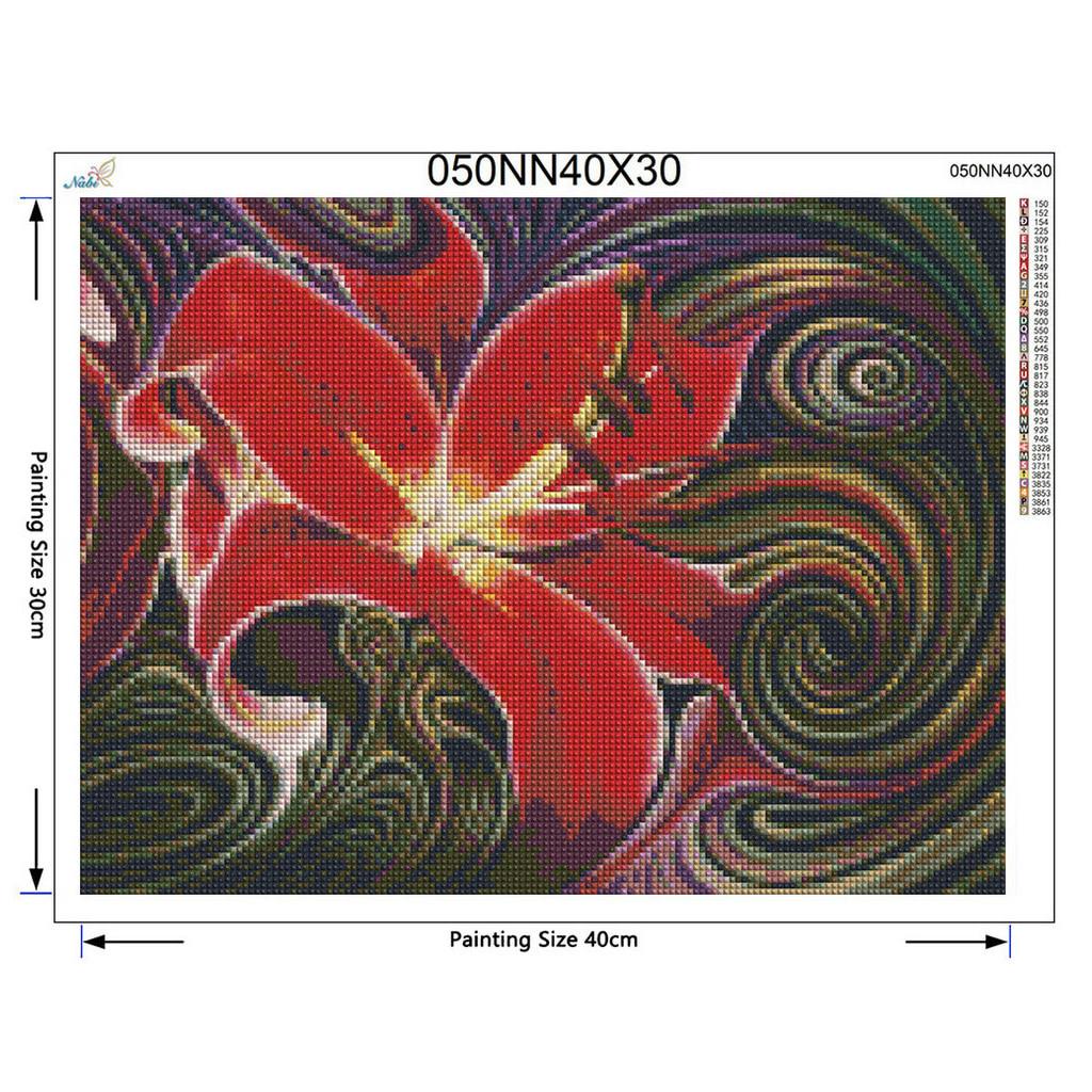 Diamantové maľovanie kvetov Krížikový steh Celé okrúhle diamantové vyšívanie kvetov Obrázky Home Decor