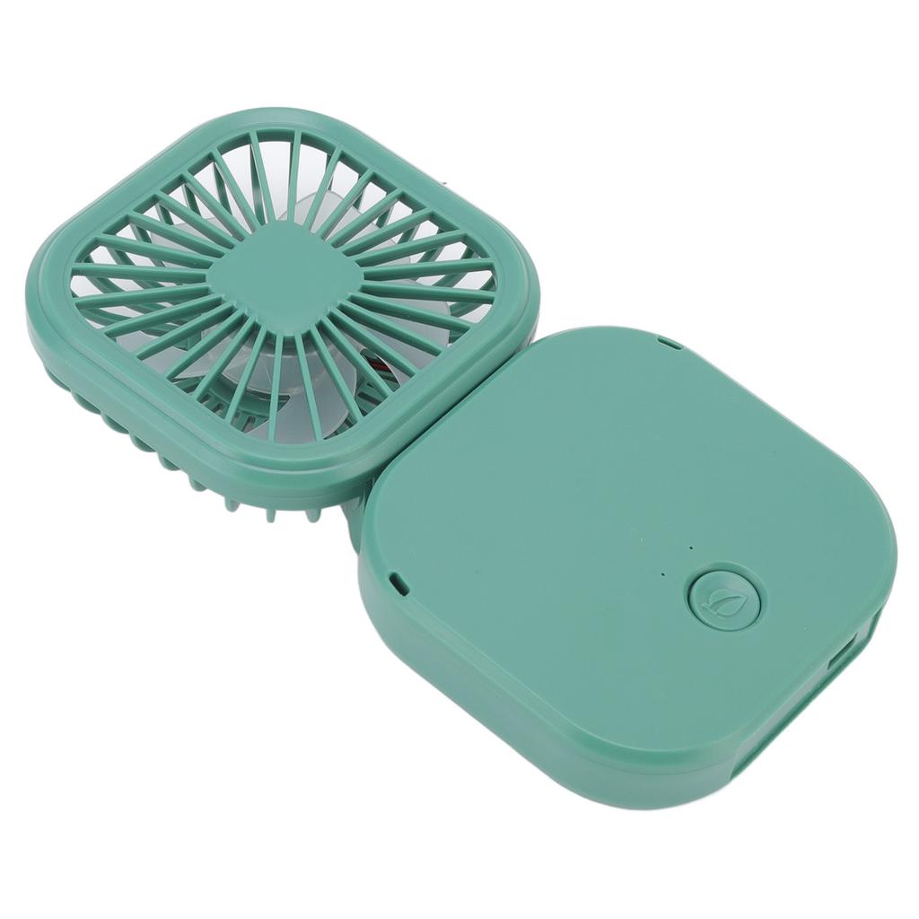 Portable Folding Fan 3   Wind Speed USB Powered Rechargeable Rotatable Handheld Desktop Small Fan