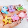 10 st Harts Glitter Tecknad val, sköldpadda, delfin, sjöstjärna Figurin Strass Skrapbok DIY Rosett Dekoration Hantverk