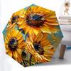 1pc Sunflower Bloom Automatic Folding Umbrella - 8-Rib Compact Travel Umbrella Durable & Portable for Outdoor Use, Perfect Gift for Birthdays118