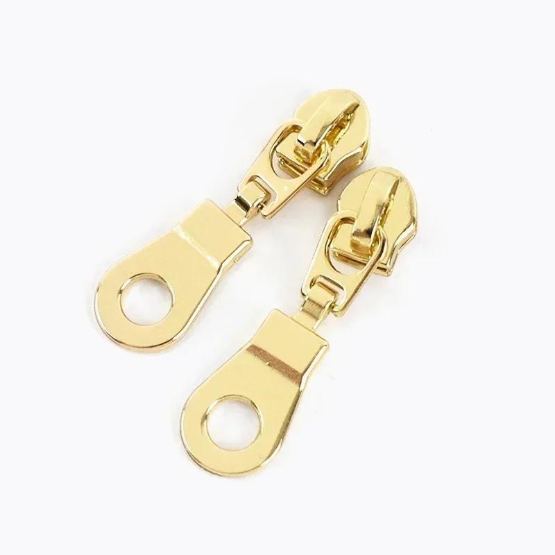 5/10/20Pcs 5# Zipper Slider for Nylon Zippers Zip Head Puller Lock Bag Clothes Purse Tailor Repair Kit DIY Sewing Accessories