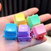 Unzip Mini Macaron Keychain: Creative Finger Press Decompression Keyboard Pendant Toy.