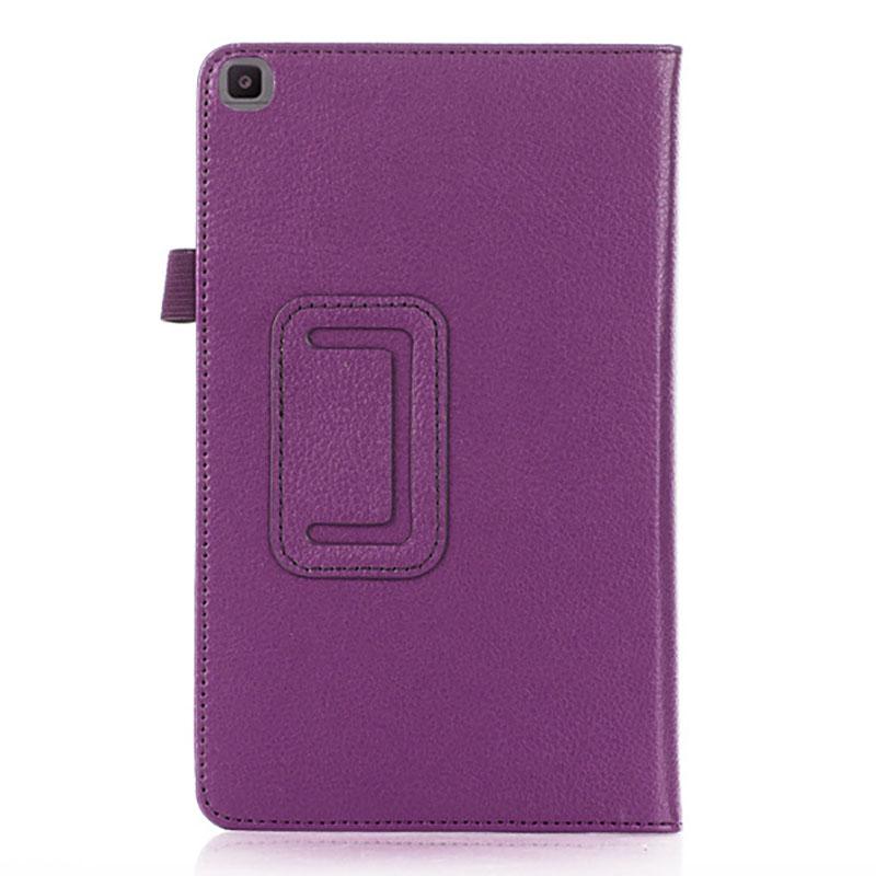 

Мягкий кожаный флип-чехол для Samsung Galaxy Tab 8, 2019, SM-T290, SM-T295, чехол-подставка для планшета Galaxy Tab A 8,0, 2019, чехол Fundas фиолетовый
