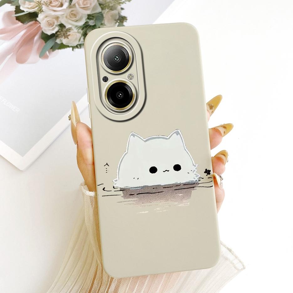 For Realme C67 4G Case RMX3890 Cute Rabbit Cartoon Cover Soft Silicone Case For Realme 12 Lite C 67 RealmeC67 4G Back Cover Bags