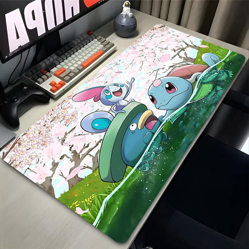 Mouse Pad Gamer Computer Cabinet Large Xl Desk Mat Psquirtle Keyboard Anime Pc Gaming Accessories Mousepad Carpet
