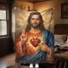 Jesus Throw Soft Comfortable All Seasons Blanket Perfect Gift Couch Office Nap Outdoor Travel Blanket
