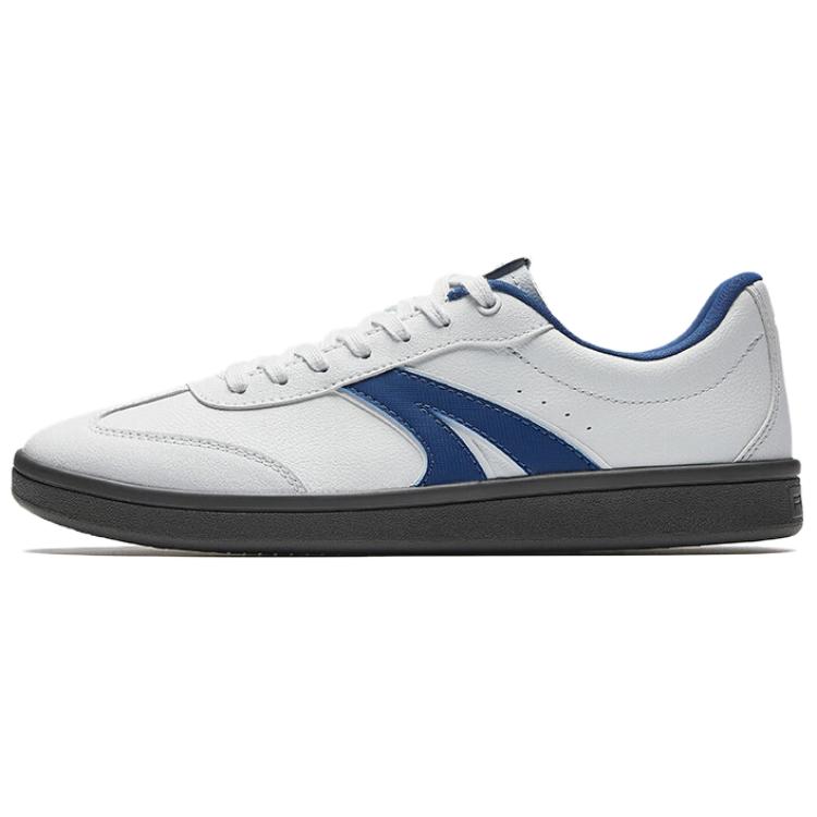 New ANTA Life Collection Skateboard Shoes Men's Low top Grass White Gray, Jade City Blue 912538033-3