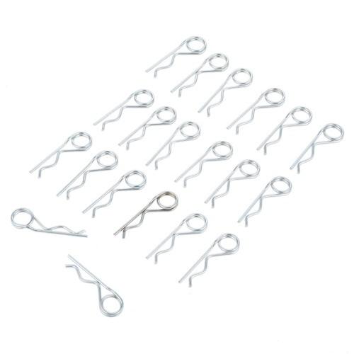 DRELD 20/10/5/2/1pcs Steel Double Ring Cotter Pins Double Coil R Clip Retaining Cotter Hair Pins for Trailer Stroller Cargo Boat