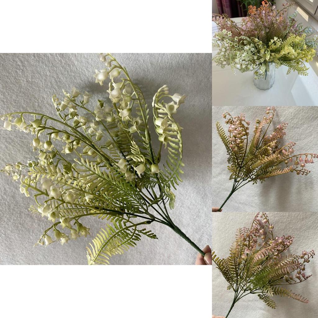 Durable Plastic Artificial Florals 25 Stems Realistic Fake Flowers For Event Styling Home Office Decor