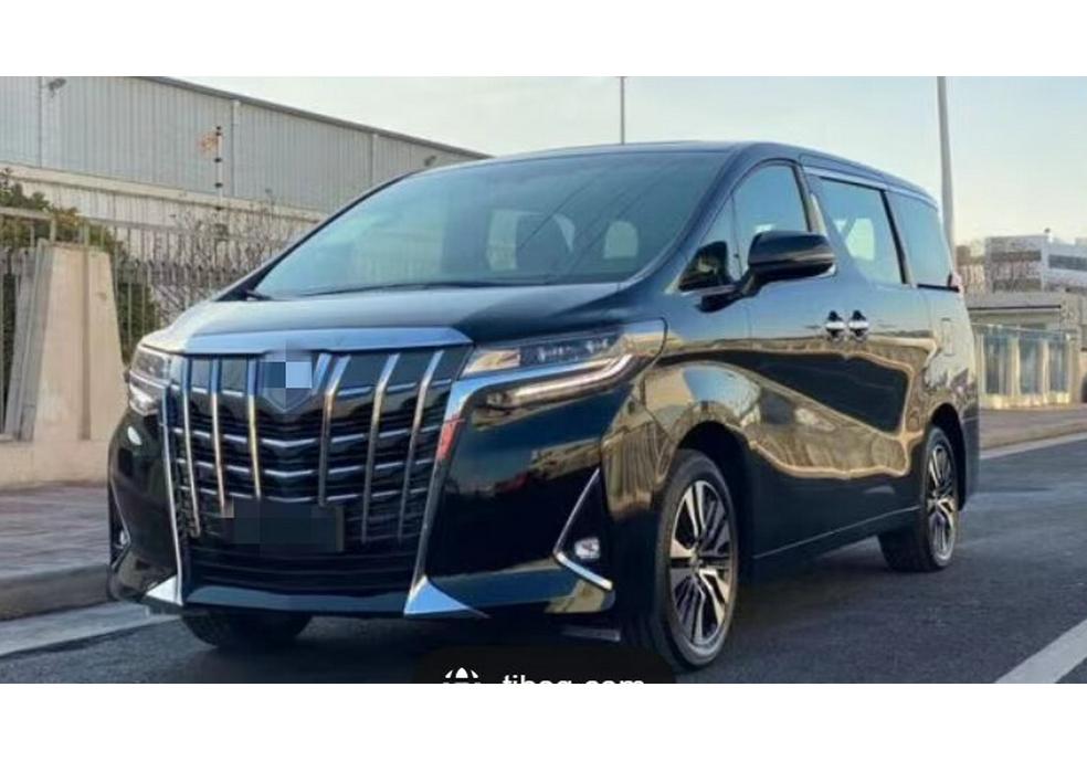 Compatible Rear Headlight Housing for 2018-2021 Toyota Alphard - Black Plastic Base Shell