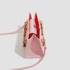 Bohao Bamboo PVC Square Barbie Jelly Crossbody: Stylish, Versatile, Dirt-Resistant, and Easy-to-Clean Summer Women's Evening Bag.