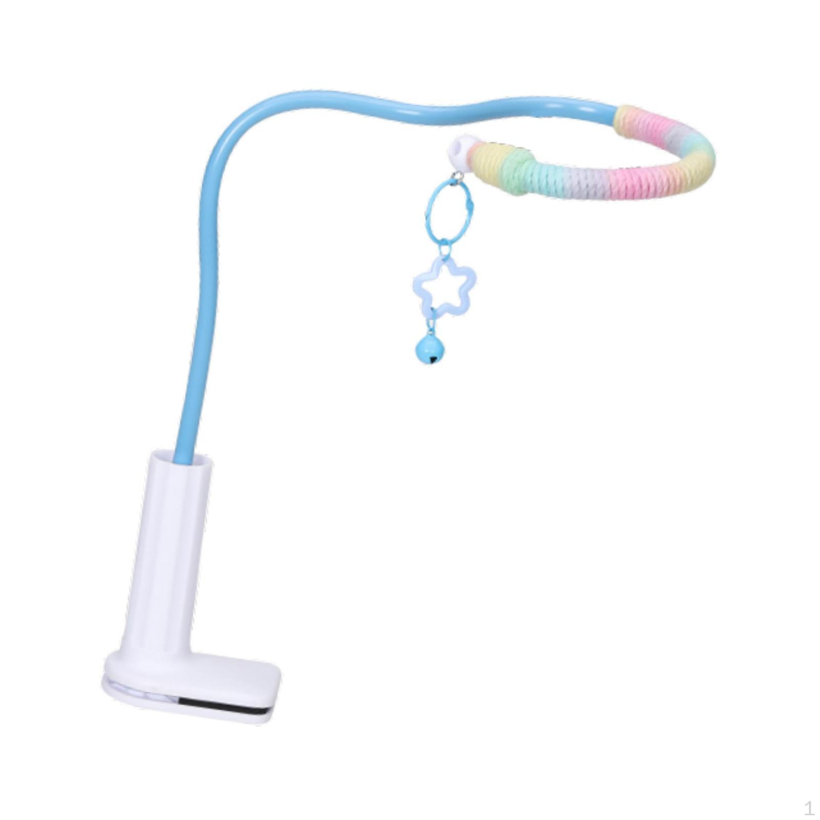 

Подставка для птиц, насест для волнистых попугаев ара, многофункциональная легкая устойчивая настольная платформа синий