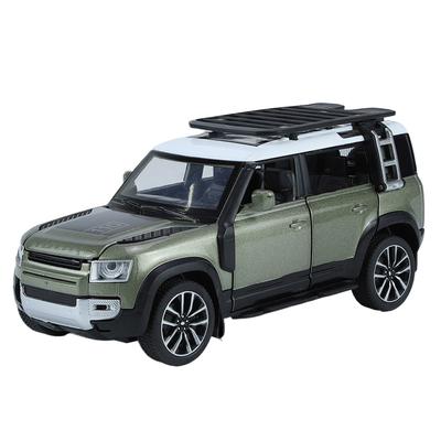 LAND Rover Defender 110, Spielzeugauto im Maßstab 1/32, Legierung, Druckguss-SUV, Sound und Licht, Pullback-Modellauto, Spielzeug für Jungen, Geschenksammlung