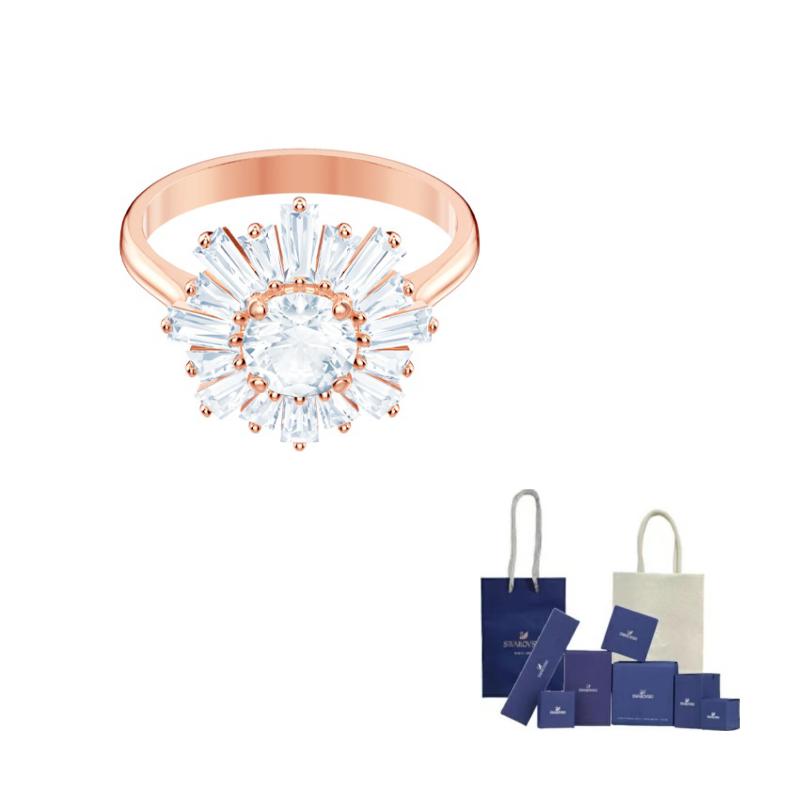 Swarovski mākslīgā kristāla gredzeni sievietēm 58-Original