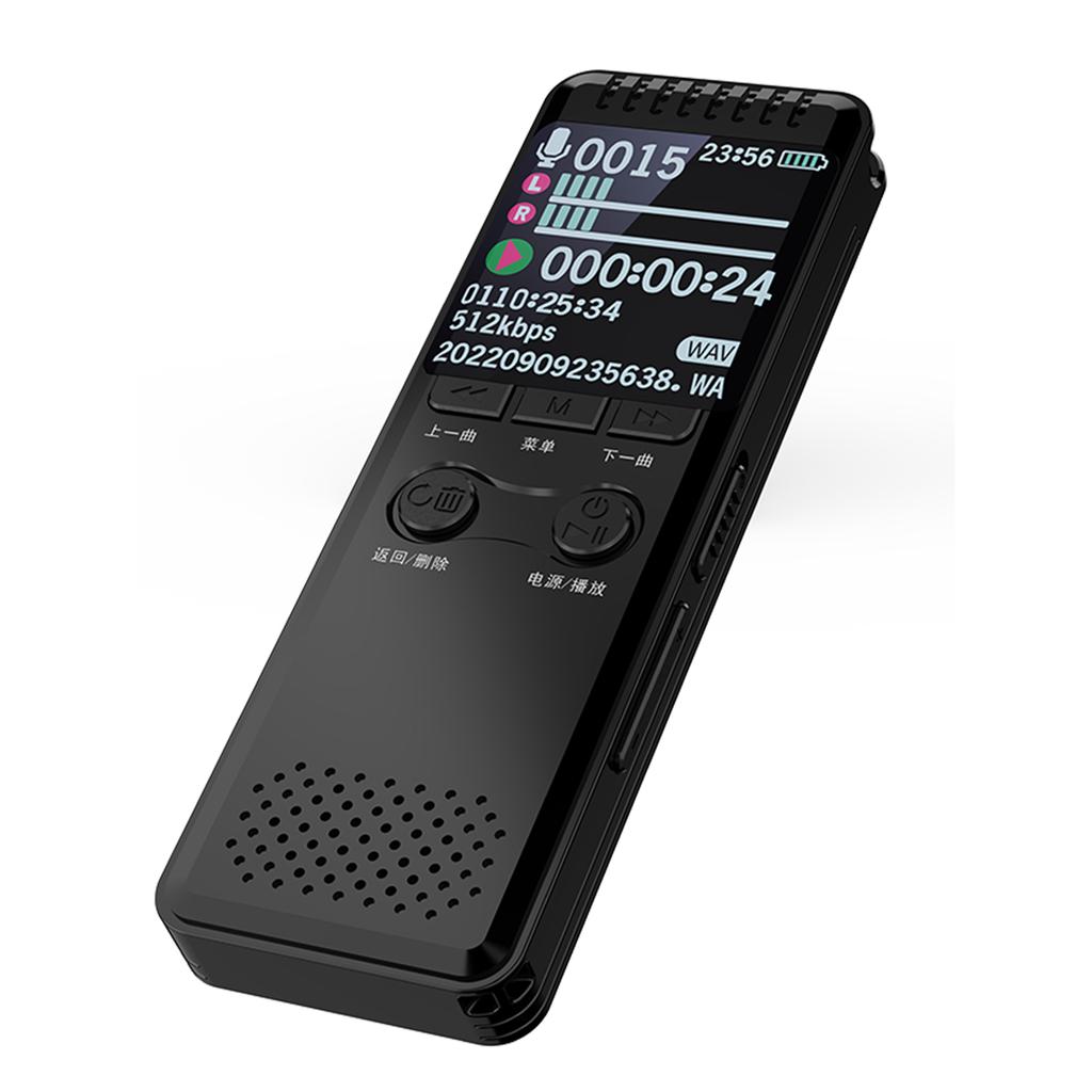 Digital Voice Recorder 1.44  Color Screen Recorder Built In Microphone MP3 Player Portable Audio Recording Device for