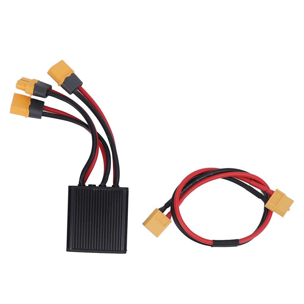 Double Battery Discharge Converter 20V to 72V 20A Electric Dual Battery Parallel Module Adapter for