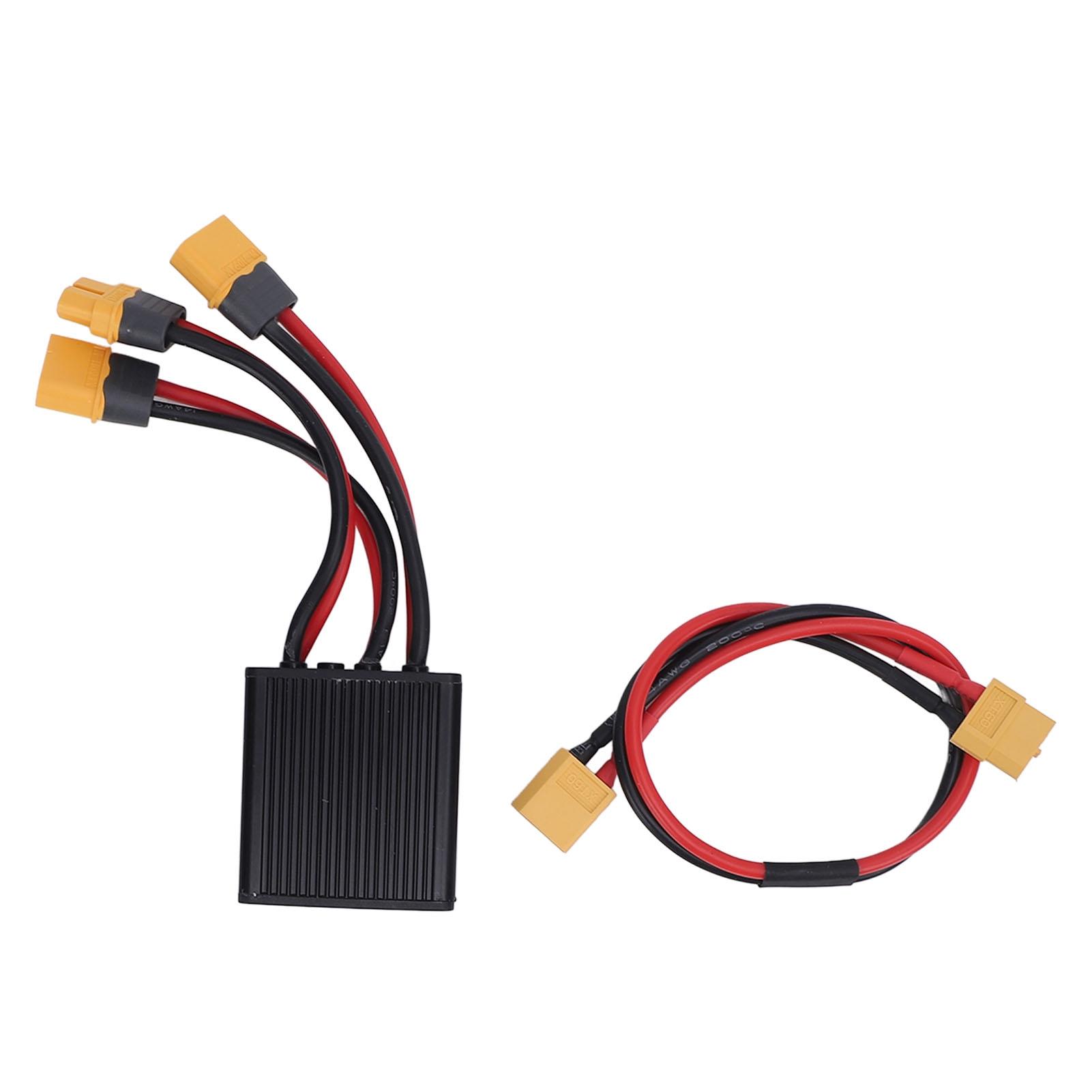 

Double Battery Discharge Converter 20V to 72V 20A Electric Dual Battery Parallel Module Adapter for