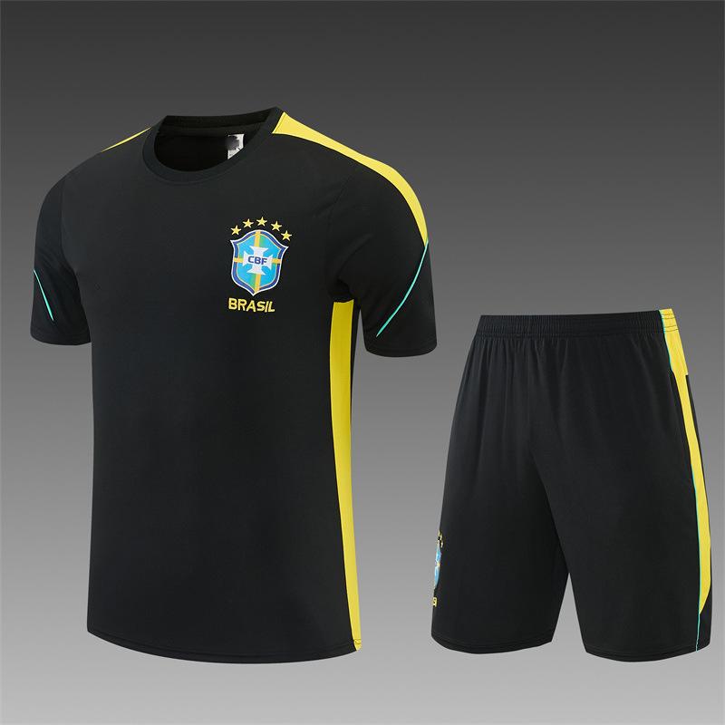 2026-2027 Brazil Black Yellow Jersey L