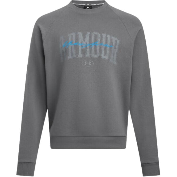 

Under Armour EF Свитшот флисовый с круглым вырезом Спортивный Повседневный Свободный Мужской свитшот 6010178-025 S