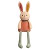 Ziehbare Ohren Kaninchenpuppe Schlafkissen Plüschtier Kuschelpuppe Warmer Sonnenbär Puppe Junge und Mädchen