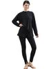 AILITI UV Separate Long Sleeve Rash Short Padded UV Casual Size Women's 5-Piece Swimsuit, Full-Length Coverage, Protection, Tankini, Guard, Pants,