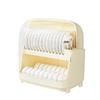 Luxury Double-Layer Plastic Dish Drying Rack with Lid