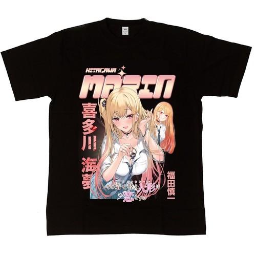 Animood Marin Kitagawa Waifu Shirt Anime My Dressup Darling Waifu Black Tshirt S