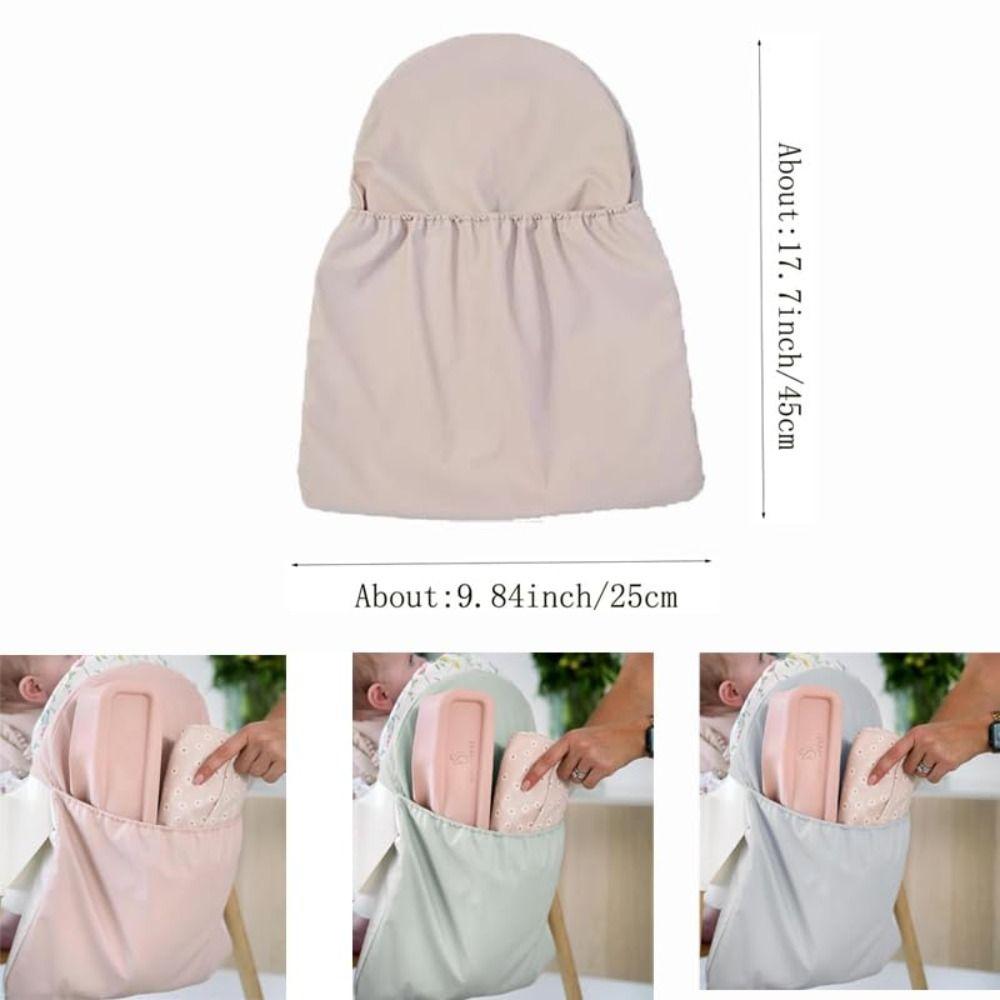 Portable High Foot Dining Chair Cover Organiser Bag Dining Chair Back Storage Bag
