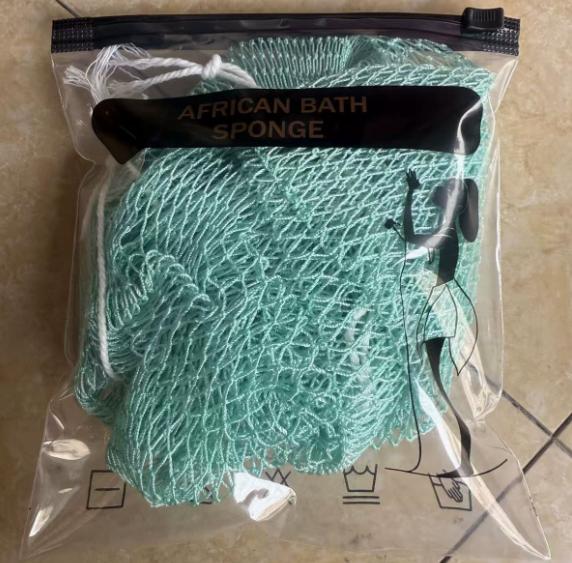 

1pc African Net Sponges Authentic Exfoliating Bath Sponge Scrub Deep Cleaning For Smoothing Arm Foot Back Neck Leg Body Skin зелёный