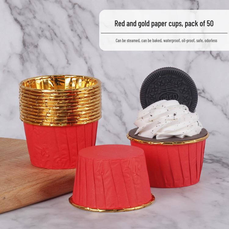 

Medium Cake Ruffle Cup Gold & Silver Stand - Steamer & Oven Safe (4435)