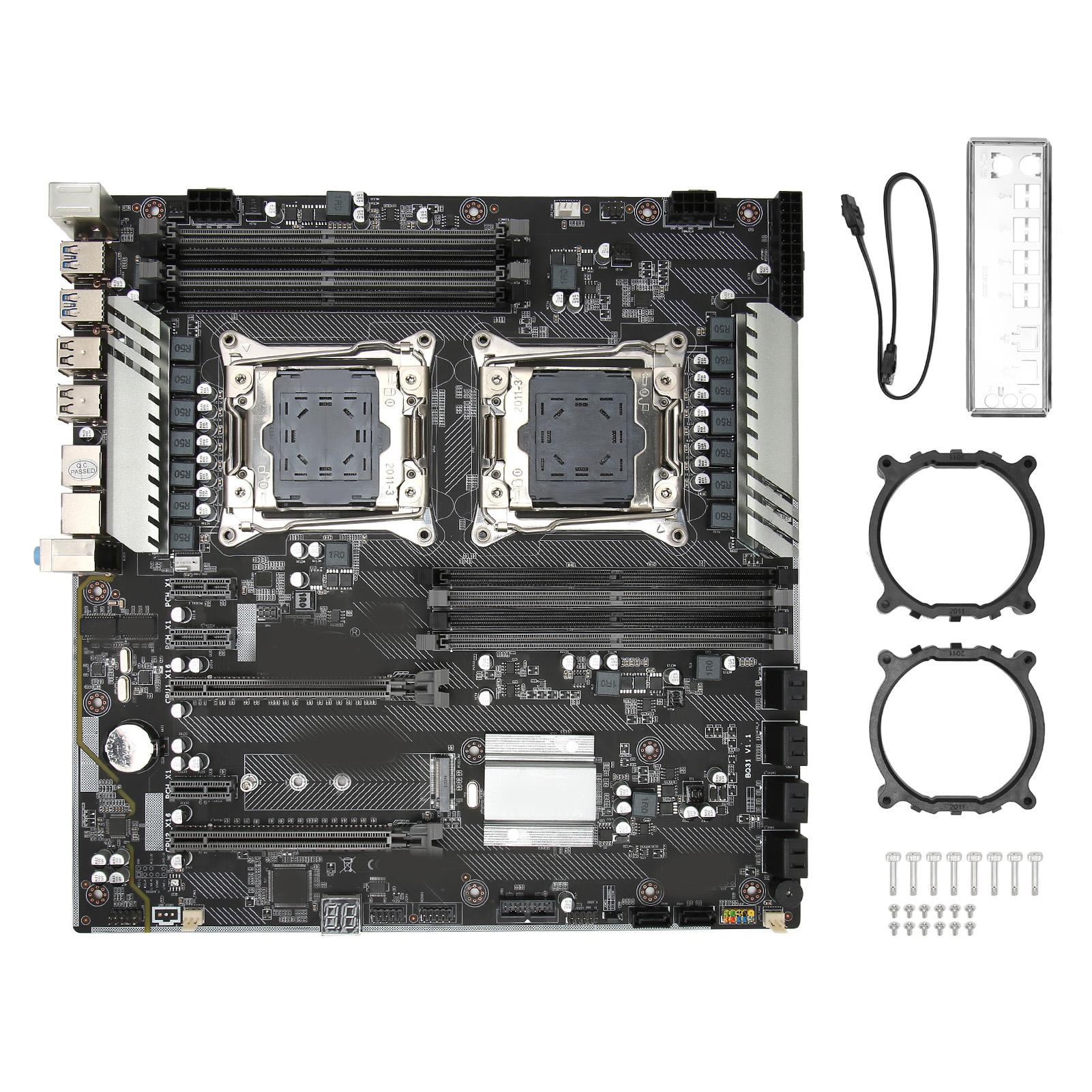 

Материнська плата X99 DUAL F2 8 DDR4 з підтримкою LGA2011 V3 V4 10 SATA3.0 M.2 NVME, інтерфейс E ATX Gaming