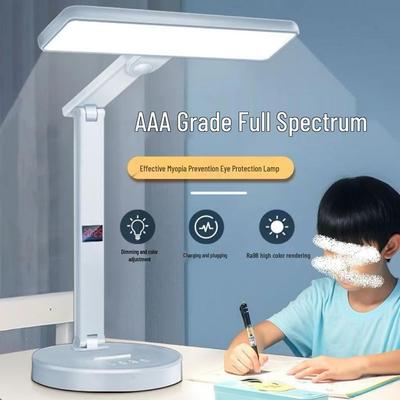 Rechargeable Dual-Use Study Lamp with Eye Protection for Students and Children's Bedroom