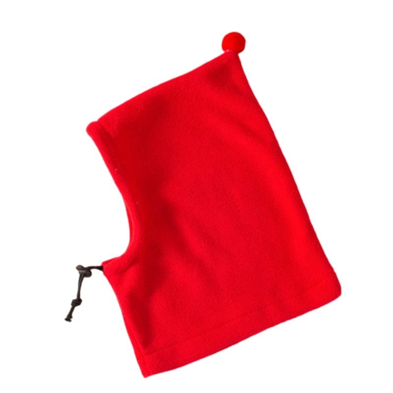 

Праздничная шапка для собаки Теплая толстая вязаная Рождественская шапка для маленьких и крупных животных для вечеринки, для использования в помещении M красный