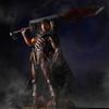 32cm Guts The Black Swordsman Statue Anime Figure Dual Head Sculpts Premium Collectible Model Display with Poseable Articulated Scale Detailed Movable