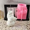 Silicone Moulds 3D Frogs Candle Molds Lovely Animal Statue Plasters Molds Epoxy Resin Molds for Soap Fondant Making