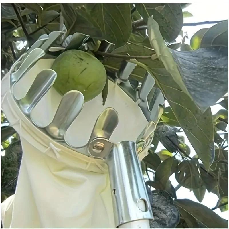 Metal fruit picker High altitude fruit picker Portable fruit picker Agricultural gardening hardware tools