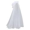 Dress Up Women Halloween Costume Lace Up Hooded Cloak Funny Mesh Ghost Cloak  Children