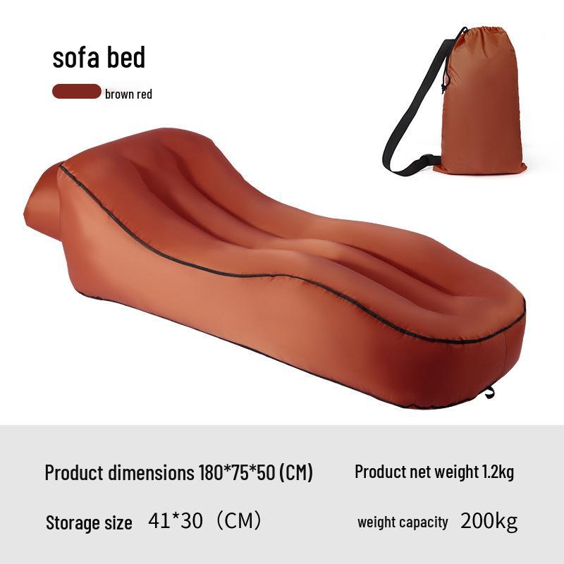 Inflatable Portable Air Lounger Beach Sofa - Outdoor Lazy Nap Bed