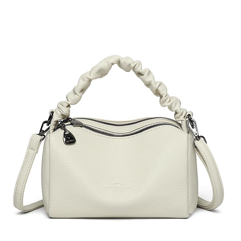 Sac à main plissé pour femme Sac bandoulière pour les trajets