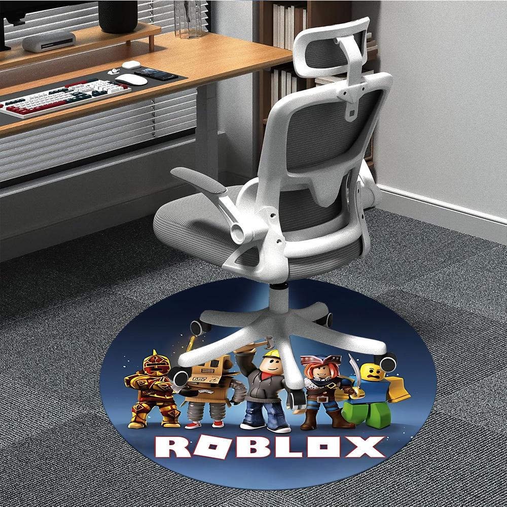 

1pc Roblox Game Character Chair Carpet for Office, Indoor Non-Slip Polyester Fiber Carpet, Machine Washable, Durable Construction yy251205121 80cm by 80cm