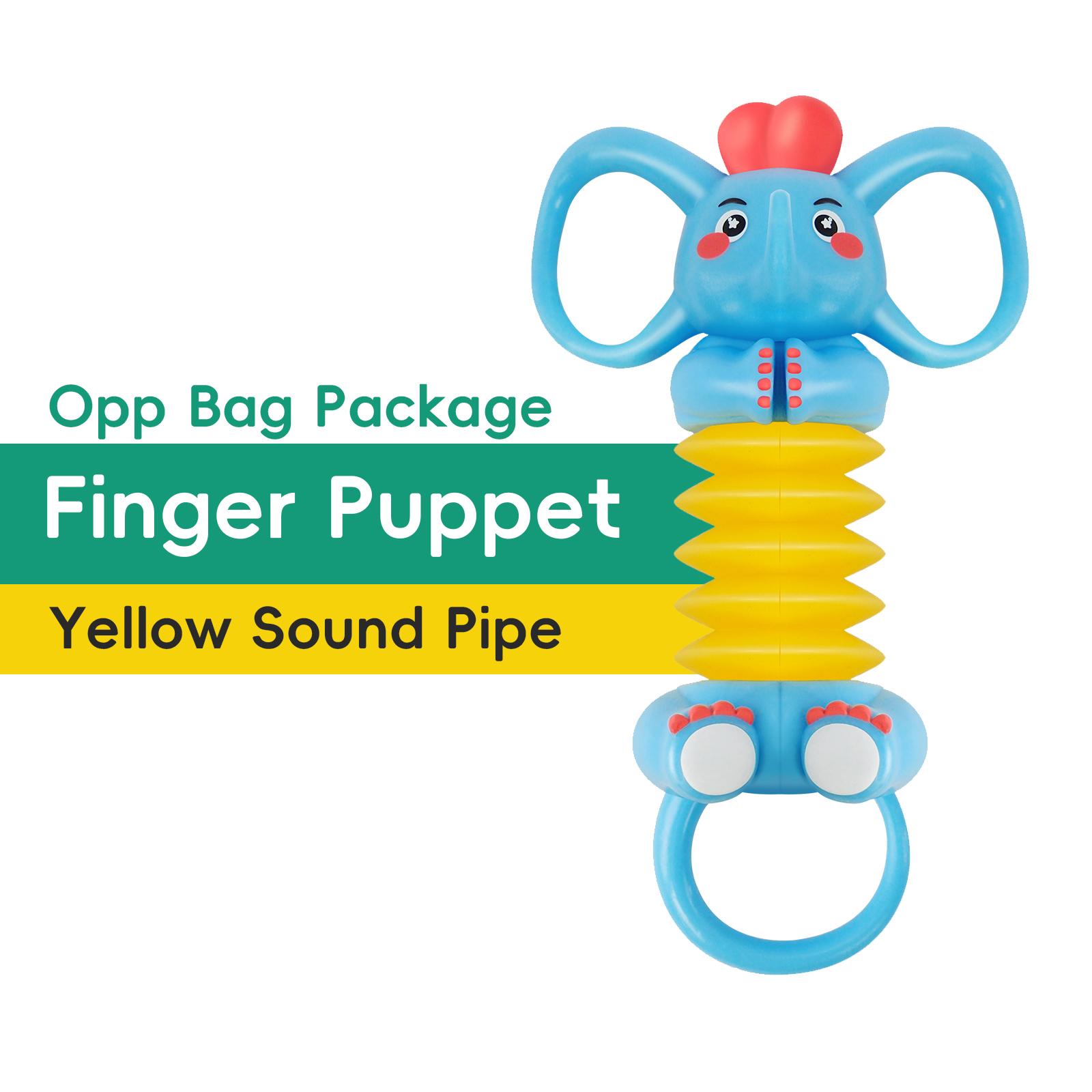 Ooulnee Finger Puppet Fidget Sensory Toys Ollie Cute Kawai Elephant Pop Tube — фото 9