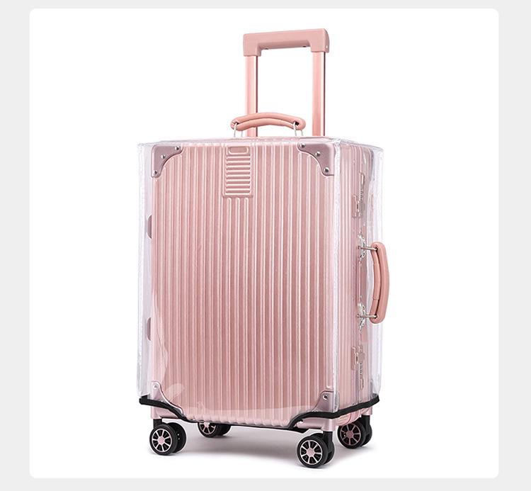 Transparent, Thick, Wear-Resistant Waterproof Luggage Cover for 20/24/26/28 Inch Suitcases