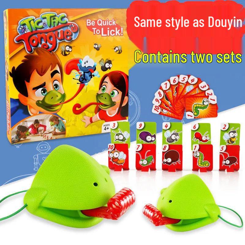 Chameleon Tongue Game: Interactive Parent-Child Card and Board Play